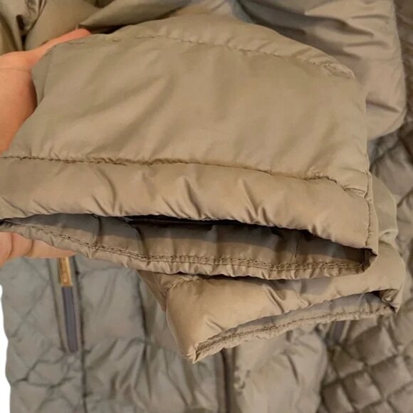 Michael Kors beige packable quilted puffer jacket size M - Picture 7 of 12